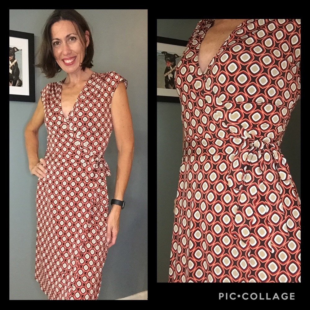 Bisou Bisou Fall Wrap Dress 🍁🍂